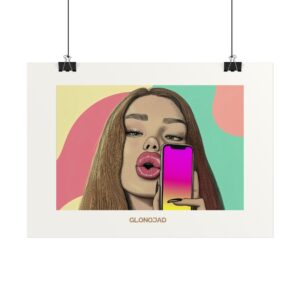 Plakat typograficzny "Glonojad"