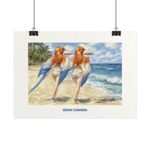 Plakat typograficzny "Gran Canaria"