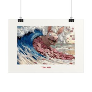 Plakat typograficzny "Tsalami"