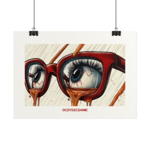 Plakat typograficzny "Oczyszczanie"