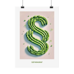 Plakat typograficzny "Szparagraf"