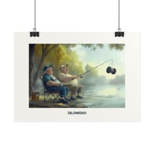 Plakat typograficzny "Siłowisko"