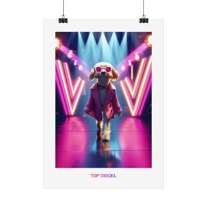 Plakat typograficzny "TOP DOGEŁ"